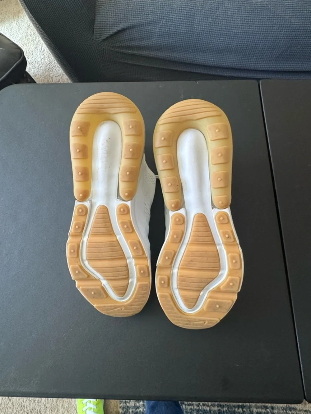 Nike White Air270 Mesh Sneakers with Gum Tip - Picture 6 of 6